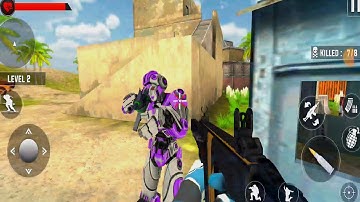 Fps Shooting Gun Games 3D – Robot Shooting Games _ Android GamePlay 2021 #2