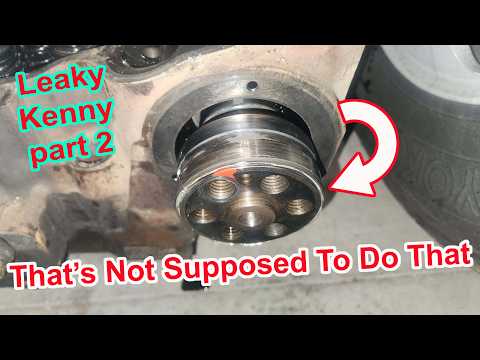 It Keeps Getting Worse for "Leaky Kenny." Cat Engine in a Kenworth. Part 2
