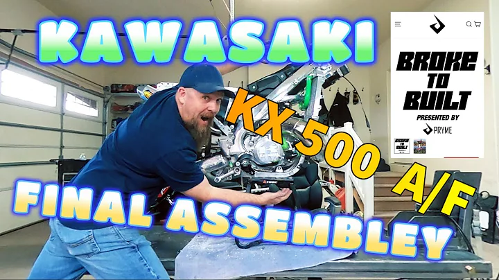 2017 KAWASAKI KX 500 A/F FINAL ASSEMBLY, @2023 BROKE TO BUILT