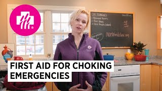 First Aid For Choking Emergencies - Heimlich Maneuver For Adults, Kids And Infants