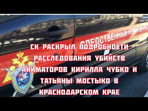 СК раскрыл подробности расследования убийств аниматоров Кирилла Чубко и Татьяны Мостыко