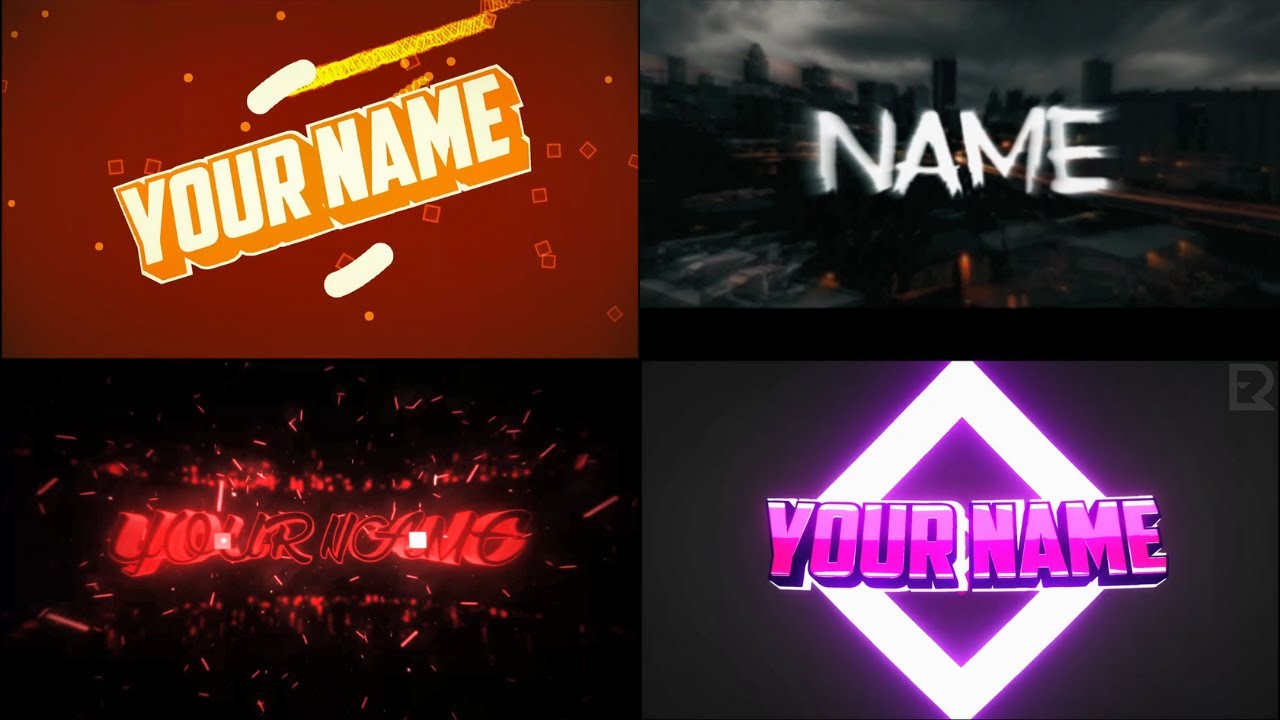Top 5 gaming intro [ without text ] || free download'😍 Best Intro of ...