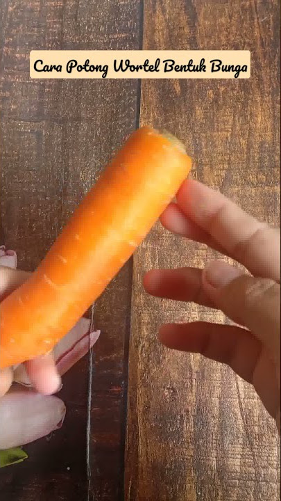 Tips Potong Wortel Bentuk Bunga#shorts #garnish  #tipssimple #tipsdapur #tipsjifu