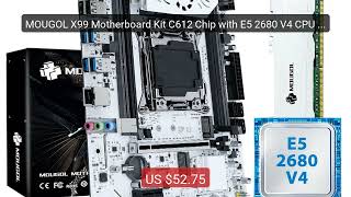 MOUGOL X99 Motherboard Kit C612 Chip with E5 2680 V4 CPU & DD... — Amazing Value 2026 | Must Have!