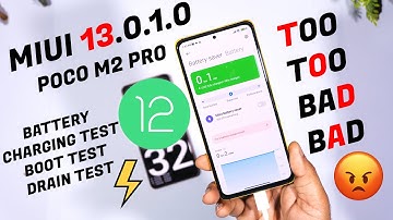 Poco M2 Pro MIUI 13.0.1.0 Battery Charging Test, battery Backup Test | Official MIUI 13 Android 12