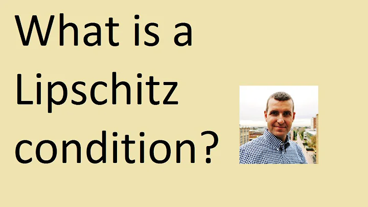 What is a Lipschitz condition?