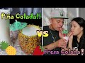 PIÑA COLADA VS FRESA COLADA |RECETA