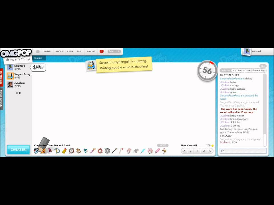 Draw my thing w/JCLolerz and SargentFuzzyPenguin part 1