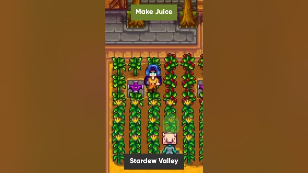 Make a Juice In Stardew Valley YouTube