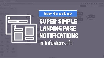 Simple Landing Page Notifications in Infusionsoft | Monkeypod Marketing
