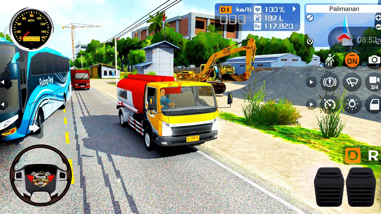 Oil Tank Transport Simulator 🚛 | Truck Simulator Indonesia Android Gameplay 2025