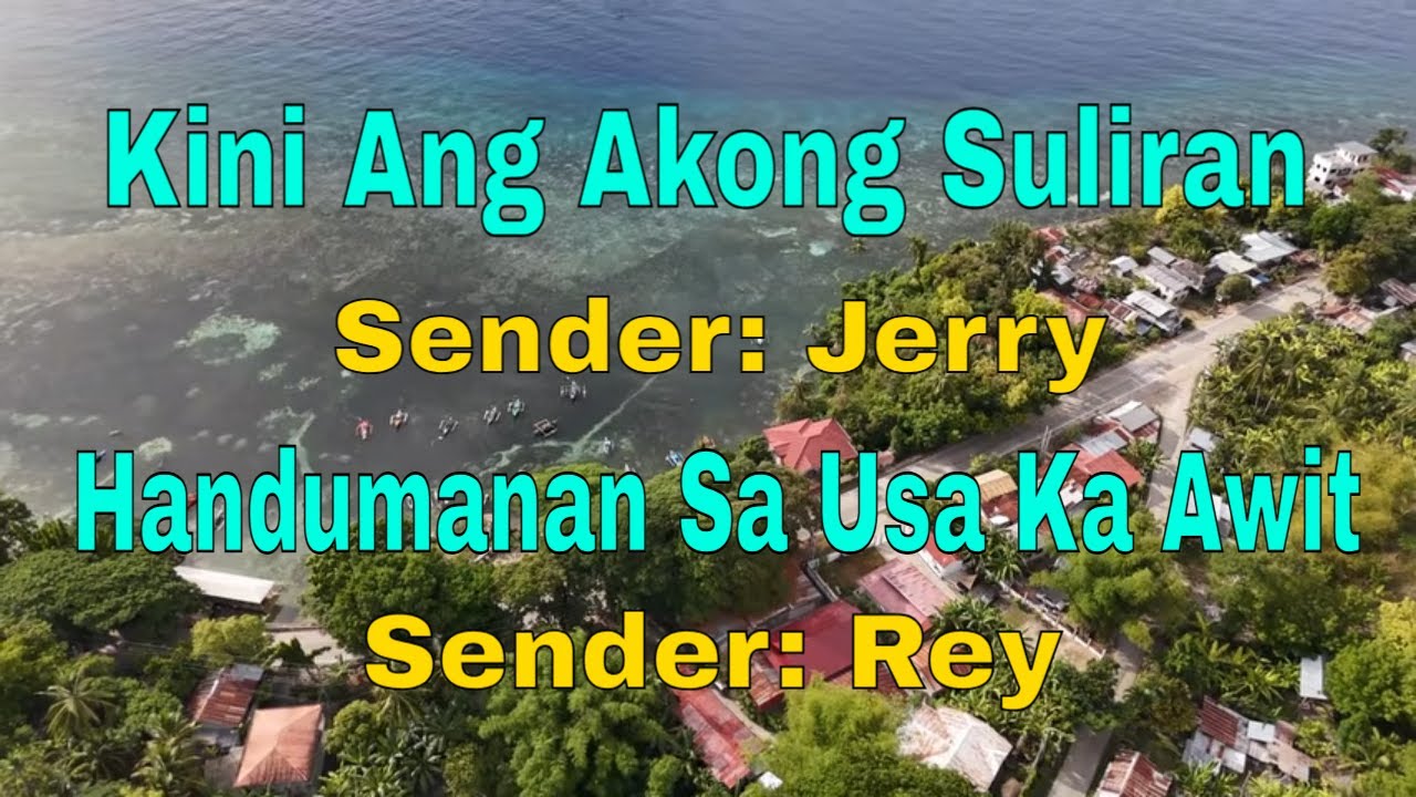 Kini Ang Akong Suliran ug Handumanan sa Usa Ka Awit-Senders: Jerry/Rey||February 25, 2026
