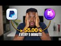 Earn $5.00 Every 5 Minute From This Crazy App | Make Money Online