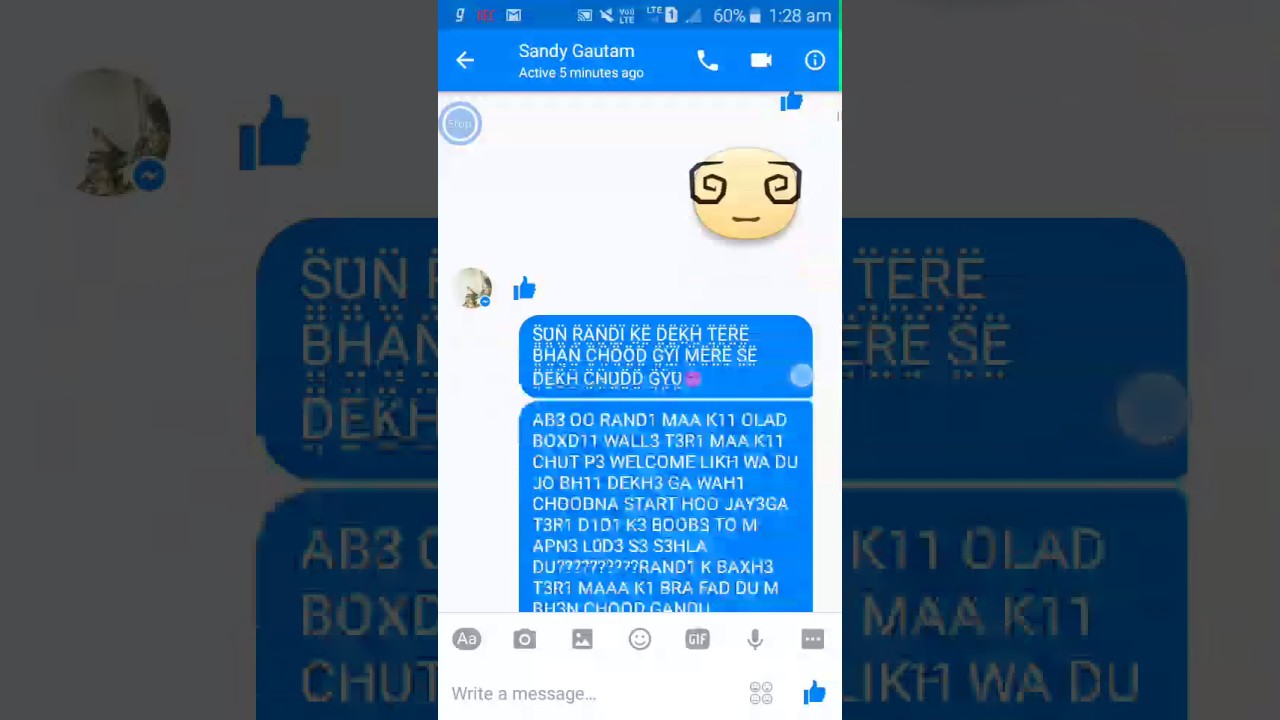 SANDY GAUTAM KA BHN  KA BHOSDA FATT GYA