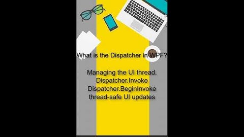 What is the Dispatcher in WPF? | WPF Interview Question Explained #education #educational #tech #new