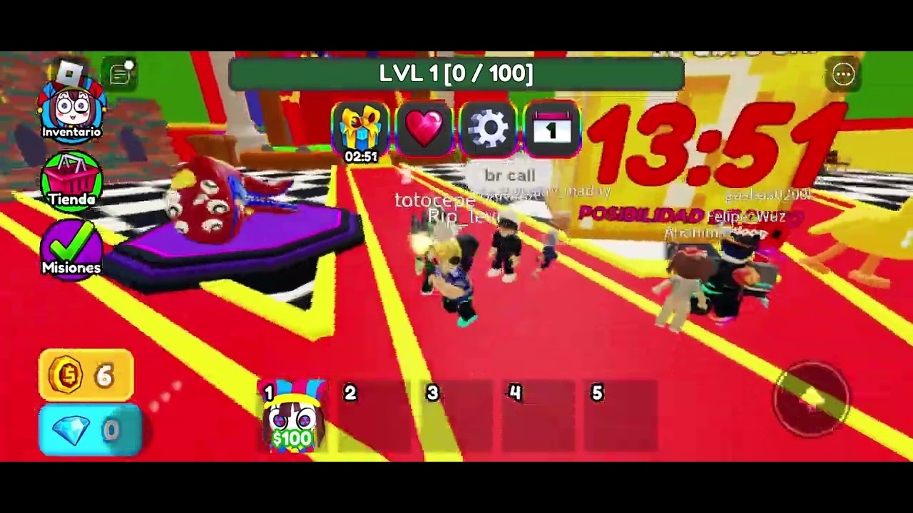 jugando (digital circus defense) en roblox - YouTube