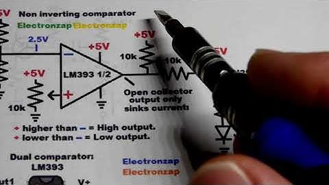 How to Use LM393 Comparator as Non Inverting for Beginners Learning Electronics by Electronzap