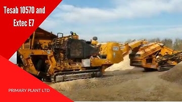 Tesab 10570 and Extec E7 (crushing/quarry)
