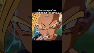 Live footage of me crashing out on Dragon Ball Sparking Zero - Funny Moments #shorts #sparkingzero