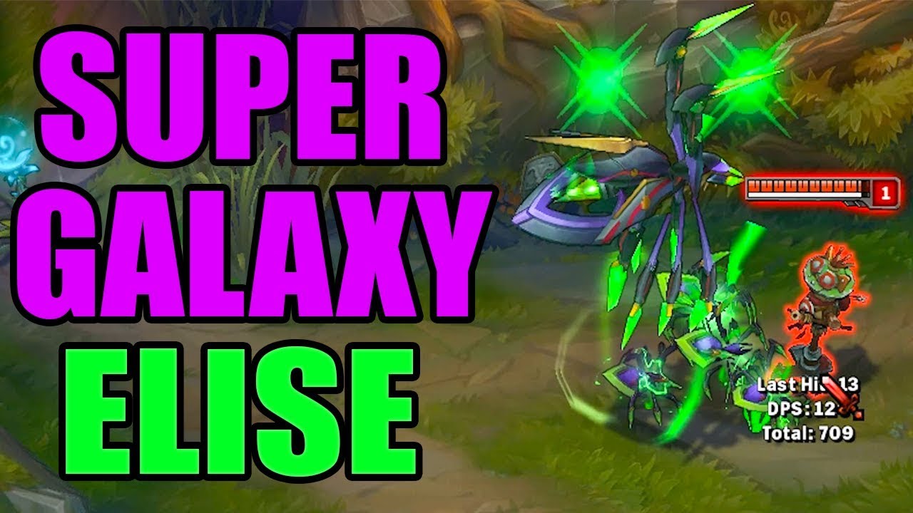 SUPER GALAXY ELISE SKIN SPOTLIGHT FINAL RELEASE League of Legends