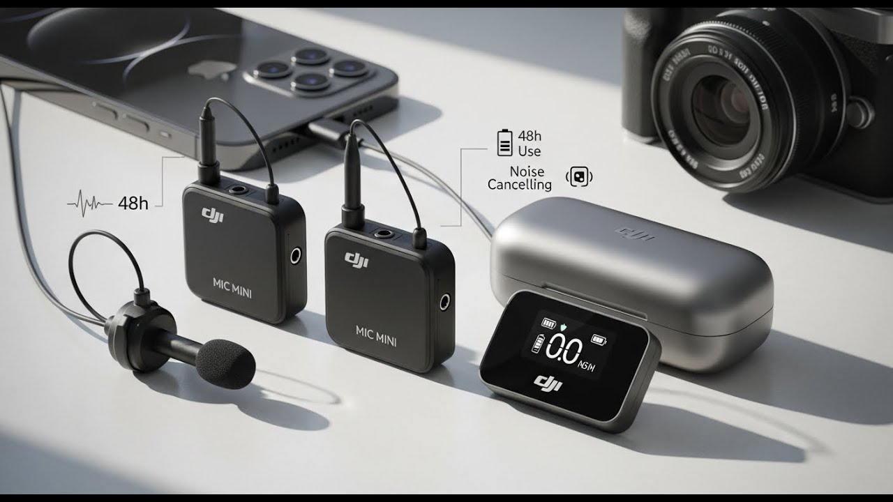 DJI Mic Mini Review 🎙️ | Ultra-Light Wireless Mic for Vlog & Streaming