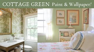 Best Sage Green Paint & Wallpaper ~ Cottage Style! Home Decorating Ideas screenshot 1