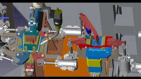 3D samulation OTC robot co2 welding