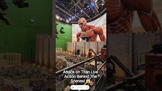 Attack on Titan Live Action Behind The Scenes! 😱#shorts