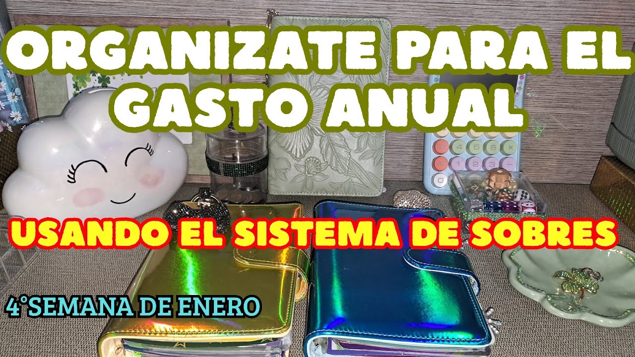 ✔️RELLENO DE SOBRES GASTO ANUAL | FESTIVIDADES | CUMPLEAÑOS 