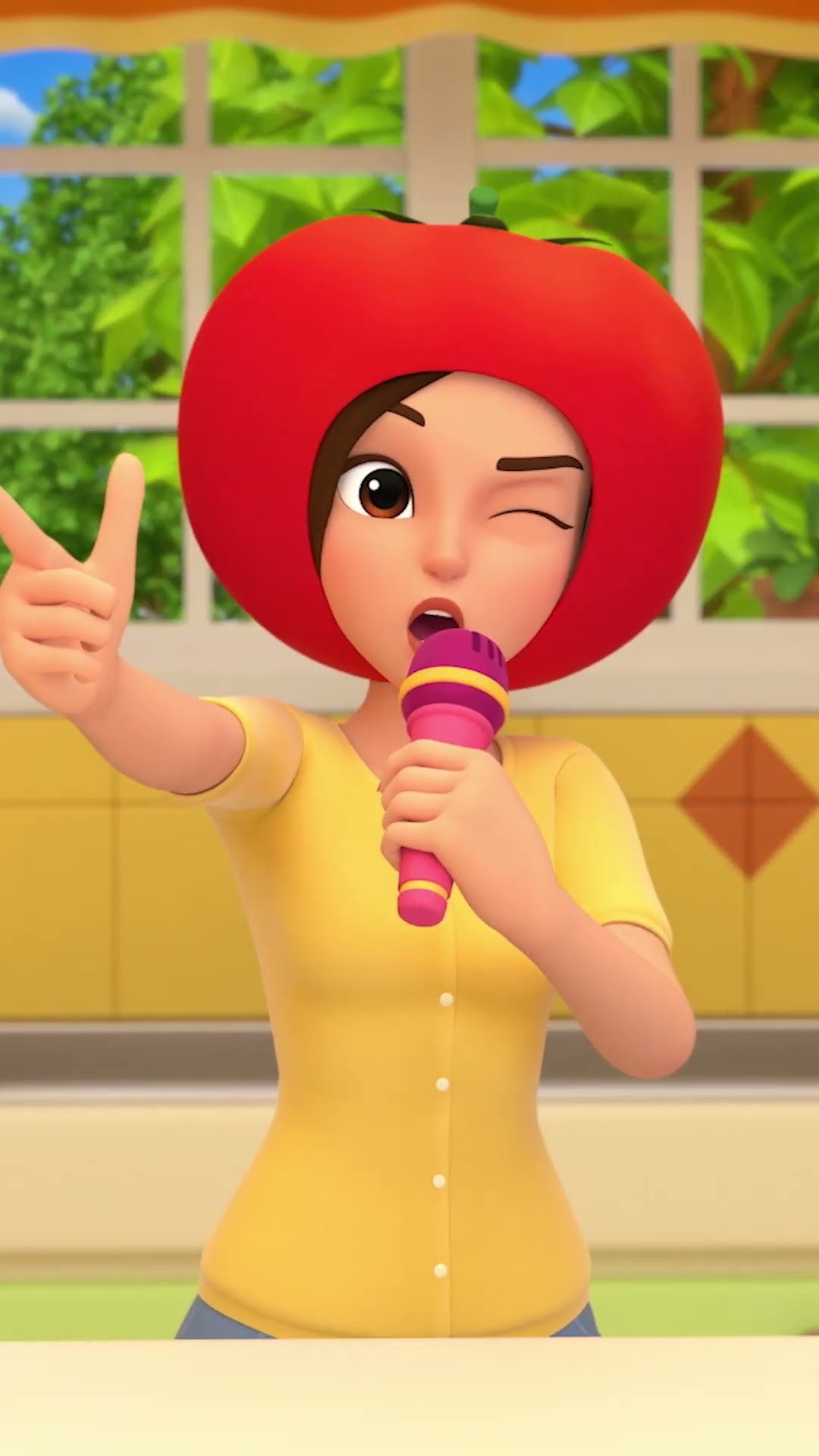Hola! I'm Tomato ? #bebefinn #shorts #kidssong