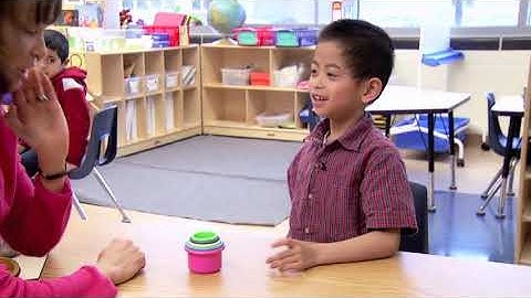 Seriating Objects by Length and Capacity with Child 14 (Early Math Collaborative)