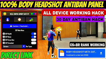 Free Fire Hack ✅ Free Fire Headshot Hack 👽 Freefire Mod Menu Apk Auto kill + fly Hack FF Panel Hack