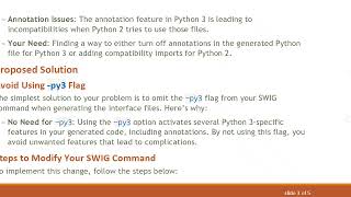 Resolving SWIG Annotations in Python 2 and 3 Compatibility