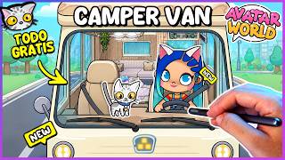🚐✨ ¡Cómo DECORAR GRATIS una CAMPER VAN en Avatar World! Parte 2 🏕️💙