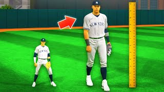 I Used The TALLEST Players in MLB