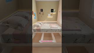 Tiny 7㎡ Bedroom Makeover That Feels HUGE! 😍 Smart Space Saving Ideas