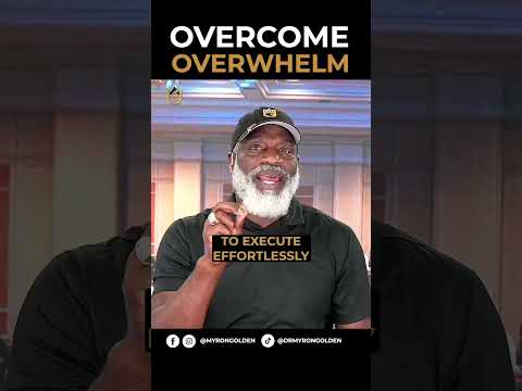 How To Stop Being Overwhelmed
