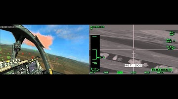 DCS: A-10C - Forgot how to fire AGMs, lose right engine.