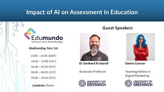 Information Webinar: Impact of Ai on Assessment in Education Guide