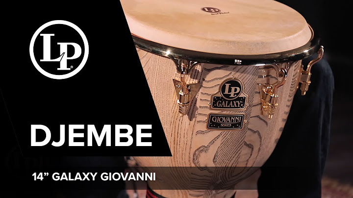 LP Djembe 14” Galaxy Giovanni (ENG / SOUND DEMO)