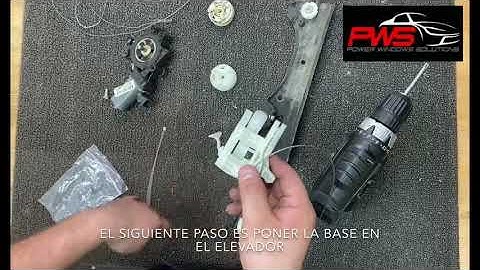 How to repair window regulator for fiat 500 2012-2019 (we sale he kits) check our description