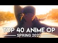 Gambar cover My Top 40 Anime Openings - Spring 2022