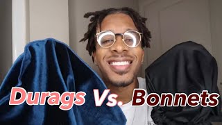 | Durags vs Bonnets | Which works best?! | Tips on Dreadlock Frizz?! |