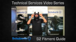 Schuberth S2 Full Face Helmet Fitment Video