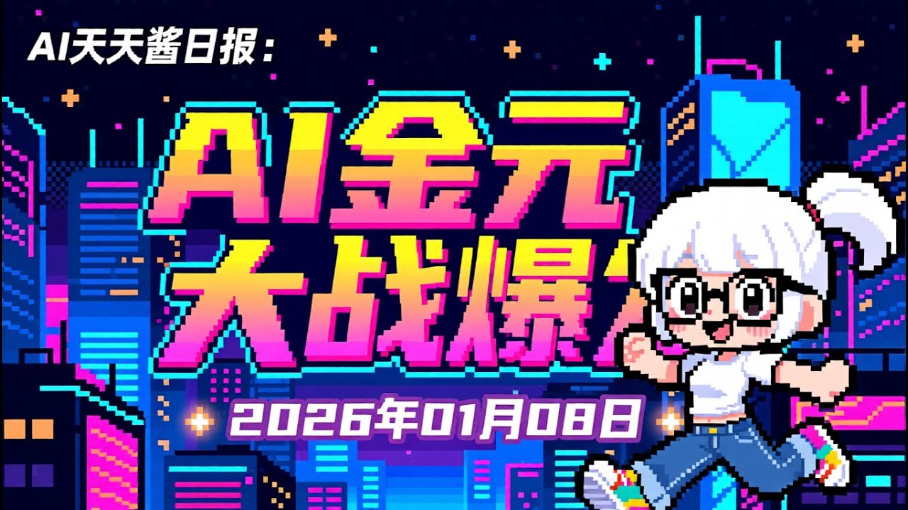 NVIDIA Cosmos开源：物理AI的“Linux时刻”到了 【AI日报 2026-01-08】