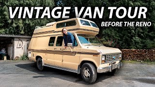 Our 1980's VINTAGE CAMPER VAN (full tour + 10 reno ideas) | VANLIFE