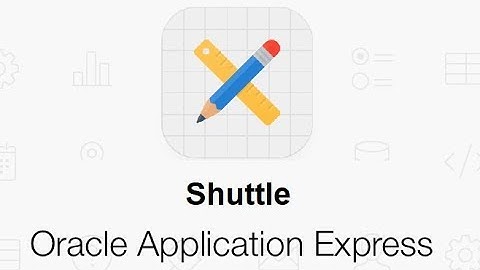 Shuttle Oracle APEX 18.1 - #39