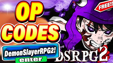 ALL NEW *SECRET* UPDATE CODES in DEMON SLAYER RPG 2 CODES! (Roblox Demon Slayer RPG 2 Codes)
