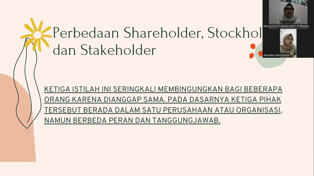 Peranan Stakeholder dan Stockholder