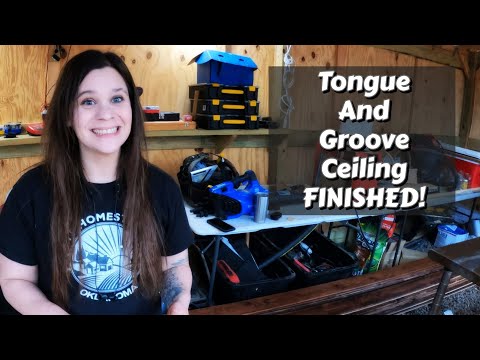 Video: Shed To Cabin Ceiling TRANSFORMATION COMPLETE! | DIY | Shed To Cabin
